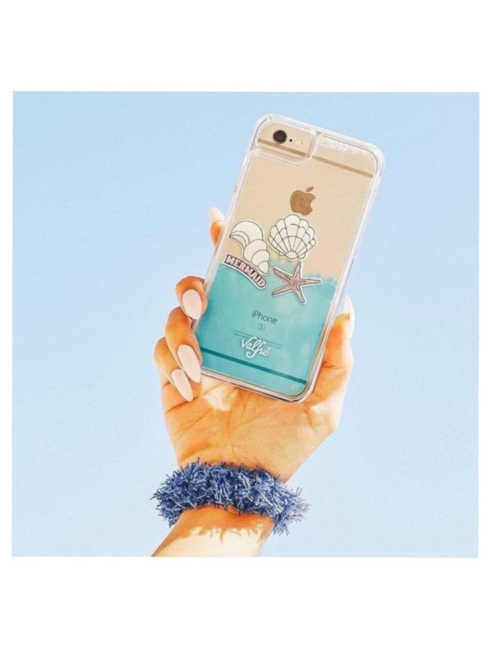 new Valfre Shell Yeah Mermaid Floating Charms Phone Case iPhone 6 7 - Picture 5 of 16